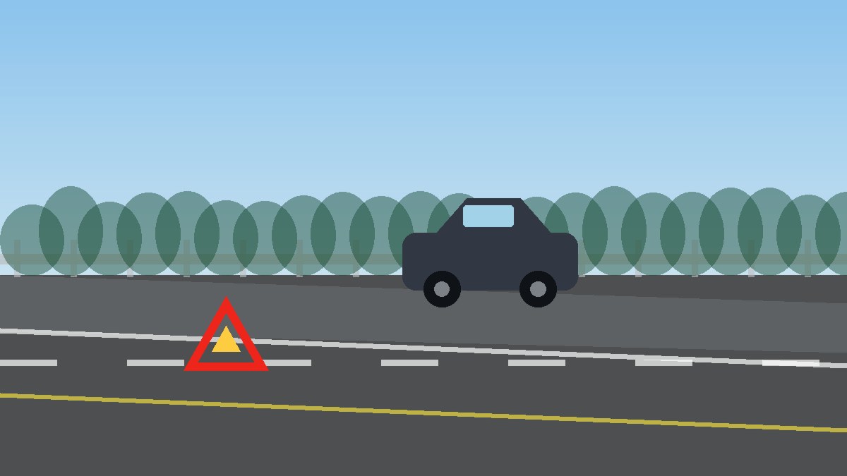 山南道路故障安全等待现场图